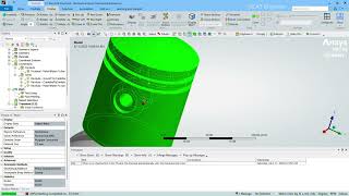 Engine Simulation Piston Friction With Cylinder Wall Ansys Student 2025 R2