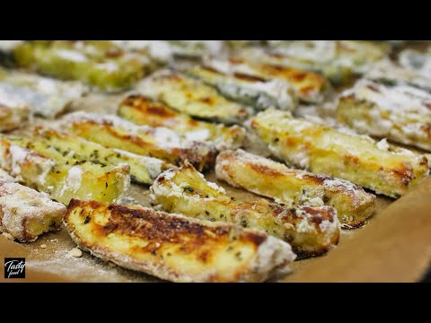 Как пожарить кабачки в духовке! Вкусно как картошка фри!