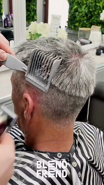 This comb lets you cut hair like a pro barber! #barber #haircut #fade #shortvideo #hairtutorial