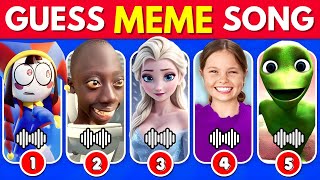 GUESS MEME & WHO'S SINGING   | Lay Lay, King Ferran, Salish Matter,  Smurf Cat, Skibidi, MrBeast