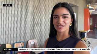 Sur Le Campus Universitaire Du Moufia, Des Étudiants Étrangers Font Leur Rentrée Scolaire