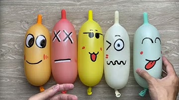 Making Slime With Funny Balloons ! Satisfying Relaxing Slime Video ! #Part 8