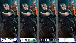 Resident Evil 4 Remake | Xbox Series S\/X - PS5 - PC | Graphics Comparison | Chainsaw Demo