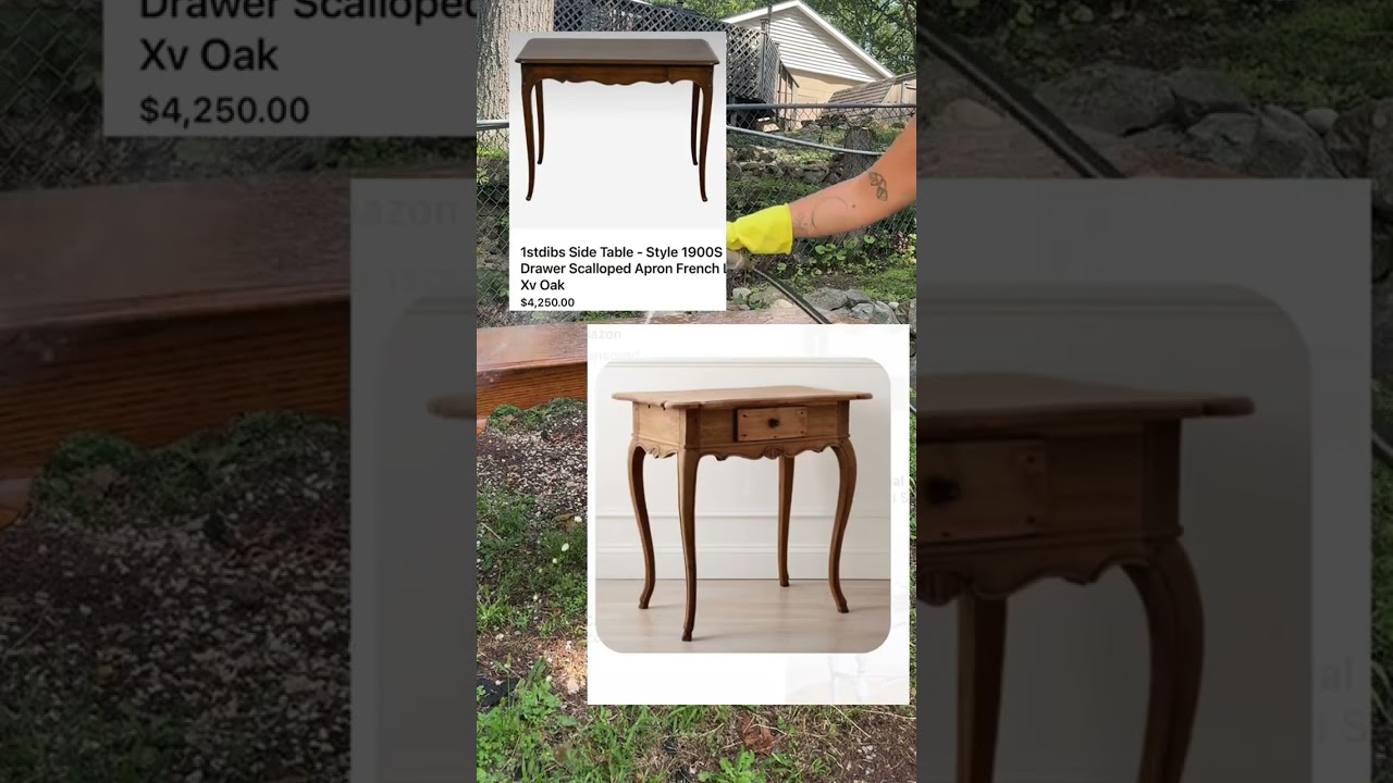 A dream side table for less tban $10 and some elbow grease 