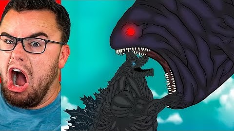 King Crane Reacts to DARK BLOOP vs GODZILLA