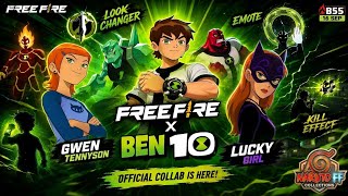 FREE FIRE x BEN 10 👽 COLLAB! 3 BUNDLES + ALIEN X + DUAL TRANSFORMATION💥 | OB55