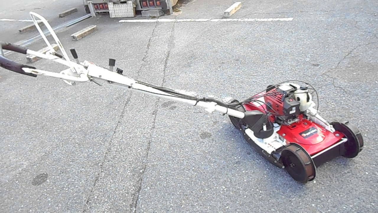 ハスクバーナ・ゼノア ZENOAH 自走式傾斜刈機 斜面ノリダー 自走式 エンジン 草刈り機 草刈機 芝刈機 芝刈り機 雑草刈 ZGC500EZ 動作確認動画 - YouTube