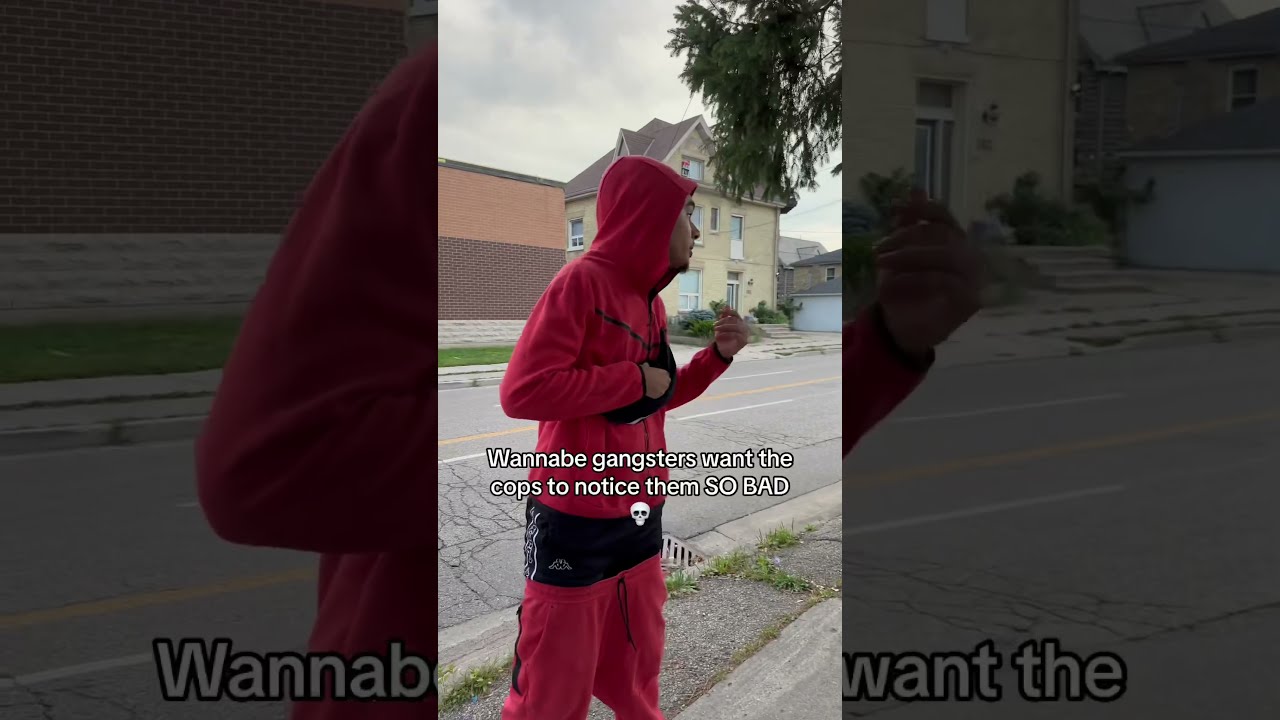 Wannabe Gangsters Want The Cops To Nice Them SO BAD 