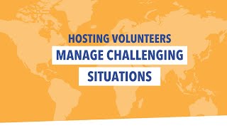 Good practices on conflict management when hosting international volunteers