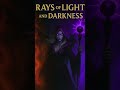 Frozen and the Flame -Rays of light and darkness #shortvideo