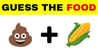 CAN YOU GUESS THE FOOD BY EMOJI? #1 QUIZ | FOOD Emoji Challenge | XI PUZZLES