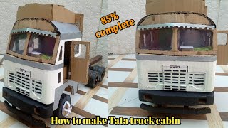 (Part 8) (b) how to make Tata truck cabin // 85% complete// shivneri truck body design