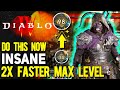 Diablo 4 Level Up Any Character TWICE As Fast! Insane EXP Farm After Patch Highest 50 MIL EXP/Hour