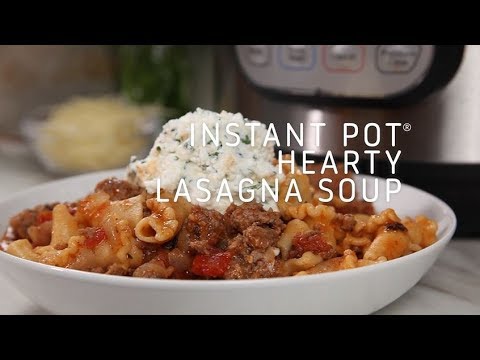 Instant Pot Hearty Lasagna Soup