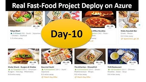 Online Fast food Delievery Project in ASP.NET CORE | Day-10