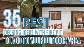 35 Best Decking Ideas With Fire Pit To Add To Your Outdoor Area