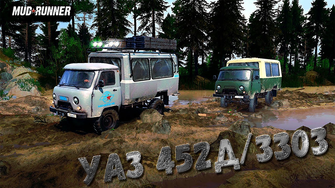 Mudrunner уаз буханка