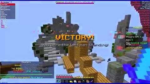 MINECRAFT HACKED CLIENT   JIGSAW HYPIXEL SKYWARS