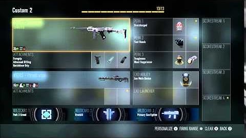 Best Advanced Warfare Competitive class setups!