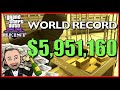 WORLD RECORD Vault Haul $5,951,160 | Silent & Sneaky Casino Heist | GTA Online