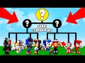 Minecraft: SONIC TOURNAMENT! Sonic the Hedgehog VS Shadow VS Knuckles Eggman VS Infinity VS Tails