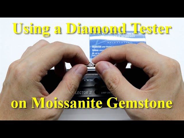 CZ vs Moissanite vs Diamond - Testing With Diamond Tester 