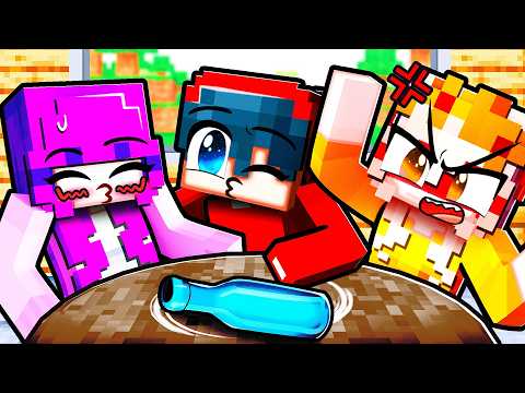 Minecraft but it's SPIN THE BOTTLE With My Crush! - YouTube