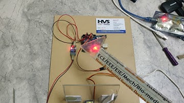 Automatic rain operated wiper using servo motor and Arduino
