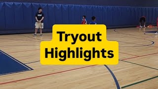 Tryout Highlights for U9/10 Rep Basketball Team