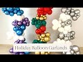 Holiday Balloon Garlands 3 Ways | How to Make a Freestanding Balloon Garland