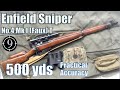 Enfield No.4 MkI Sniper (faux-T) to 600yds: Practical Accuracy (2.5x Vintage Weaver scope)