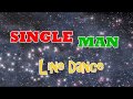 Single man line dance