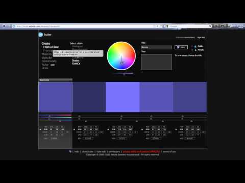 merihelp-Web Scripting- using Adobe Kuler to pick colors.mp4