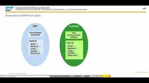 SAP ABAP Training Video Series || Enhancement of Dictionary Elements  TAW 12 (Unit 13)