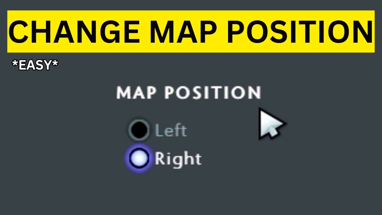 How To Change Map Position in Dota 2(EASY)