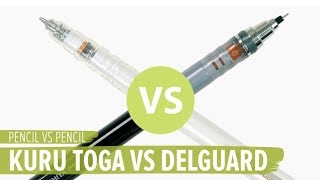 Which Fancy Mechanical Pencil is BETTER? Kuru Toga vs DelGuard