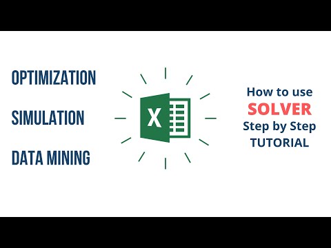 Microsoft Excel SOLVER | Explained - How to use solver to maximize profit or simulate scenarios