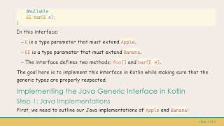 Extending a Java Generic Interface in Kotlin