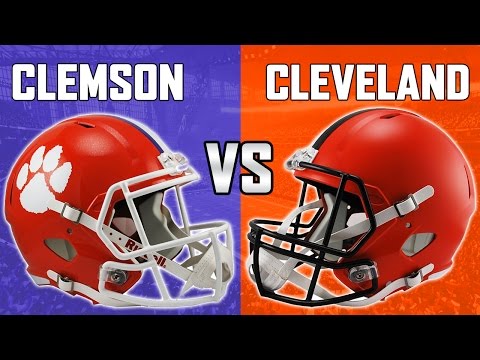 WHAT IF THE CLEMSON TIGERS PLAYED THE CLEVELAND BROWNS? | 2017 NATIONAL CHAMPS! MADDEN 17
