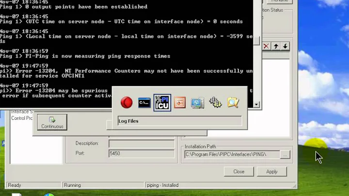 OSIsoft: Troubleshoot an interface using log files from inside ICU. v3.4.375