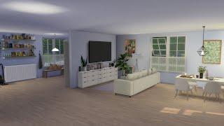 Home For A Young Family   The Sims 4: CC Speed Build