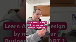 Learn Adobe InDesign by making a Business Card : PART 1 #indesign
