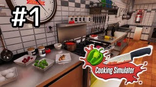 食べ物で遊び始める天才料理人 #1 【Cooking Simulator】