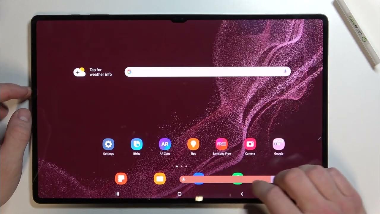 How to Change Display Brightness Level on Samsung Galaxy Tab S8 Ultra