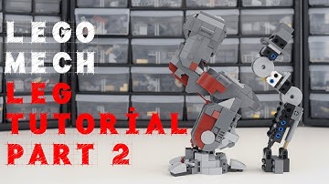 LEGO Large Mech Leg Tutorial, Part 2