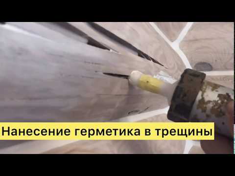 Заделка трещин в бревне Минск. Как убрать трещины в деревянном доме