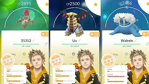 Ultra League Escavalier Giratina Walrein team is STRONG in Pokemon Go!