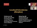 Localized scleroderma morphea christina lam md michael york md