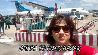 Dhaka To Cox’s Bazar by US BANGLA Airlines.