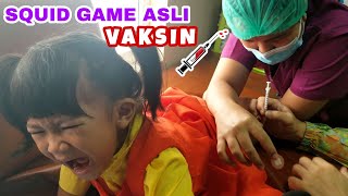 SQUID GAME ASLI NANGIS KEJER SUNTIK VAKSIN | QIFA AGUNG